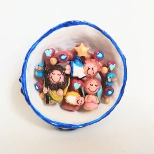 Esfera “Árbol de la Vida /Nacimienta con Flor”